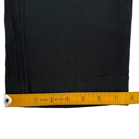 NWT Abercrombie & Fitch Men's Loose Linen-Blend Permacrease Trouser Black 31x32 - Picture 14 of 14